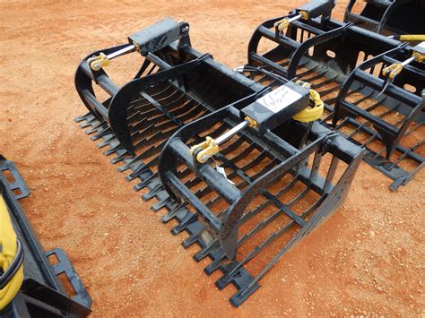 used skid steer grapple rake for sale|heavy duty grapple hook.